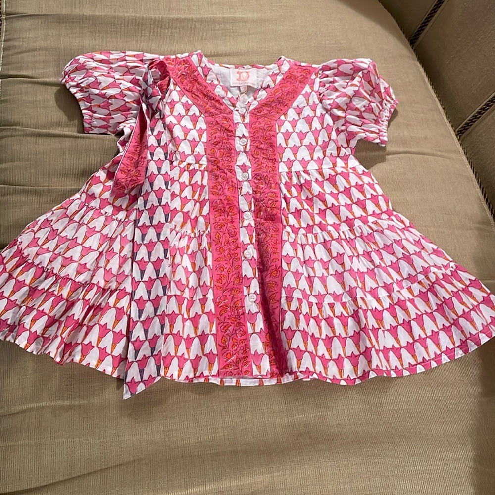 NWT Victoria Dunn Floral Girls Dress